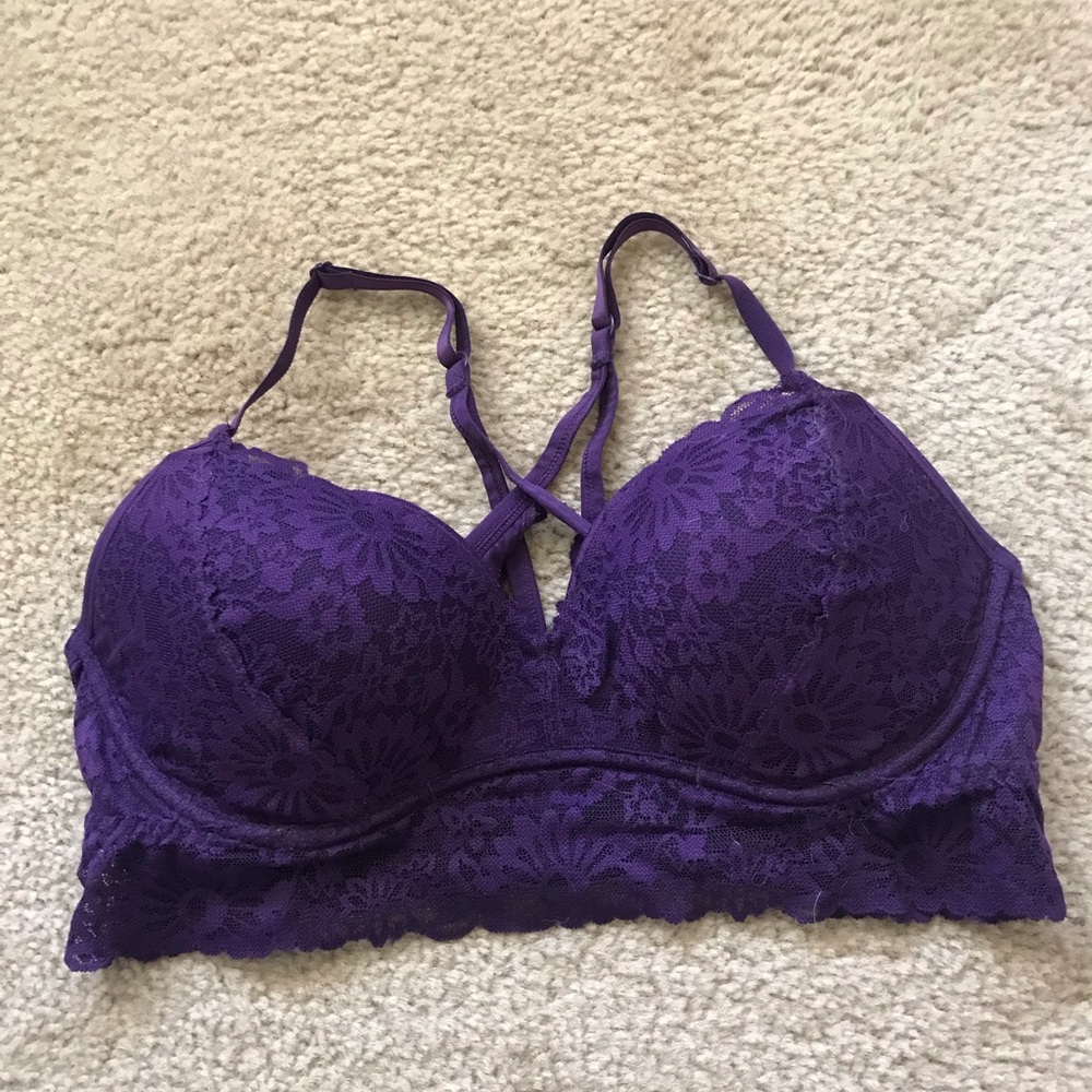 PINK Victoria’s Secret Push up Underwire Bralette.
